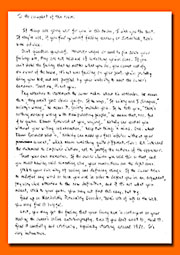 Letter from Pan