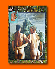 Commissioned painting by Steve Walker.